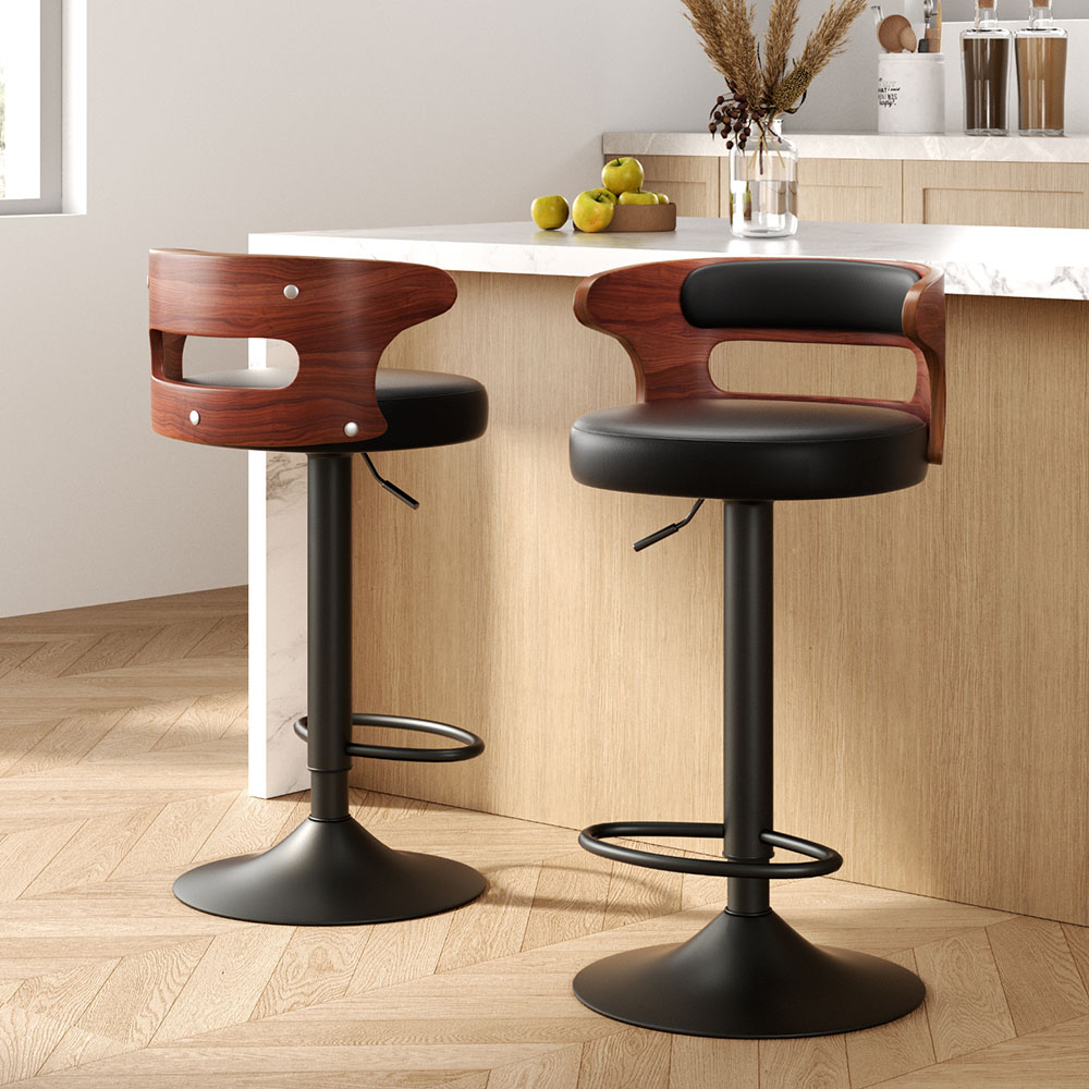 Grandeur 2x Bar Stools. Gas Lift