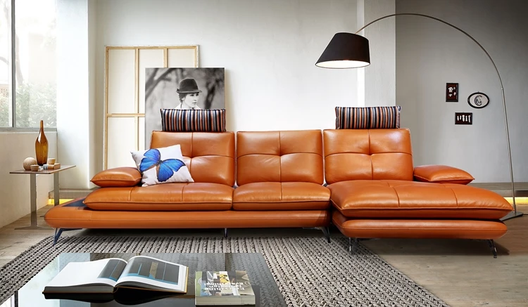 Manhattan, Large Mutlifunction Sofa. Genuine Leather (Customizable configuration and colours)