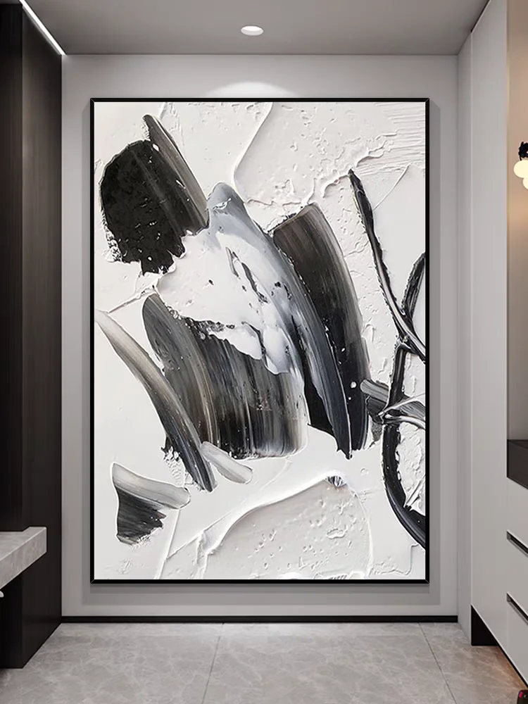 Modern Abstract Texture 100% Hand-painted Latest Design Oil Painting 100cmx200cm