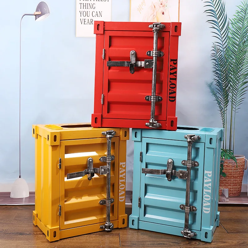Cargo. Industrial Style Container Bedside Table