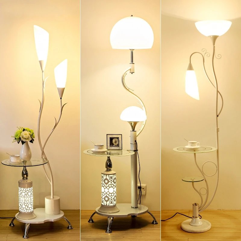 Le Combo Floor Lamp, Lamp Tables