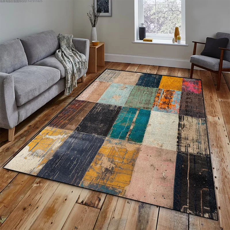 Eclectic Home Tile Style Floor Rugs